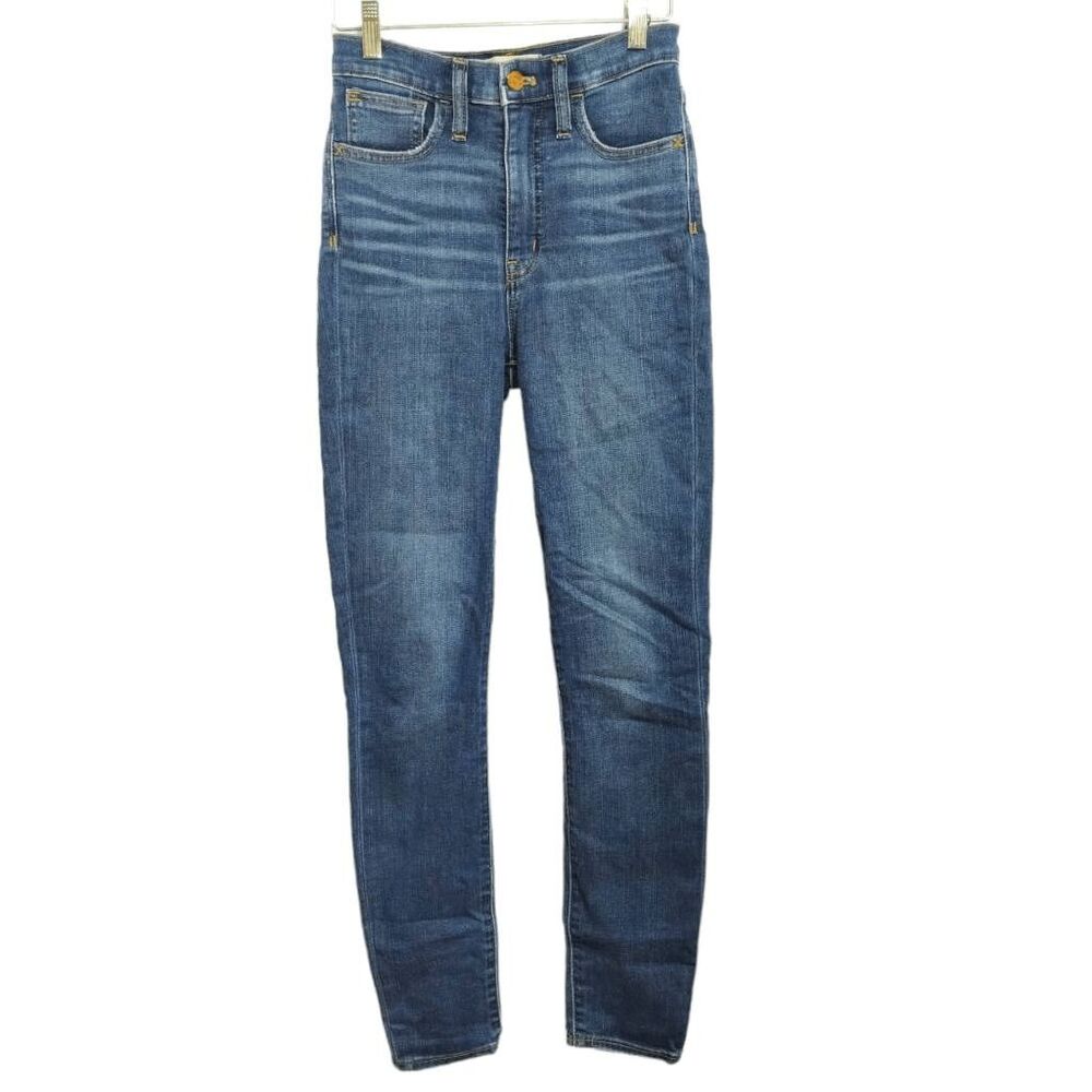 Madewell 11" Roadtripper High Rise Skinny Stretch Denim Jeans Sz 24